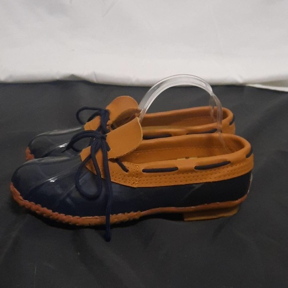 Snowy Mountain low top duck shoes Blue/Tan 10 - Picture 6 of 9
